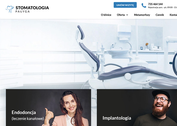 Pałyga Strona internetowa