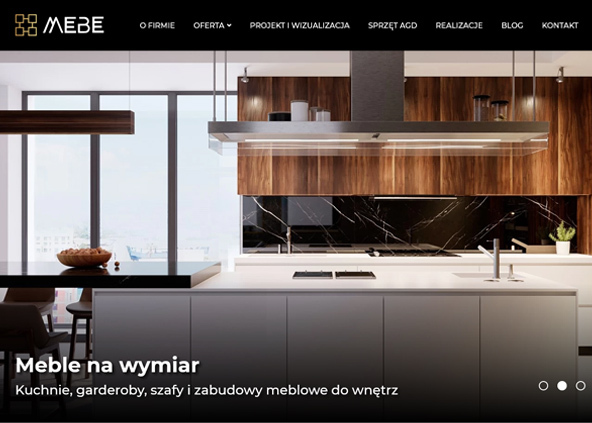 Mebe Strona internetowa