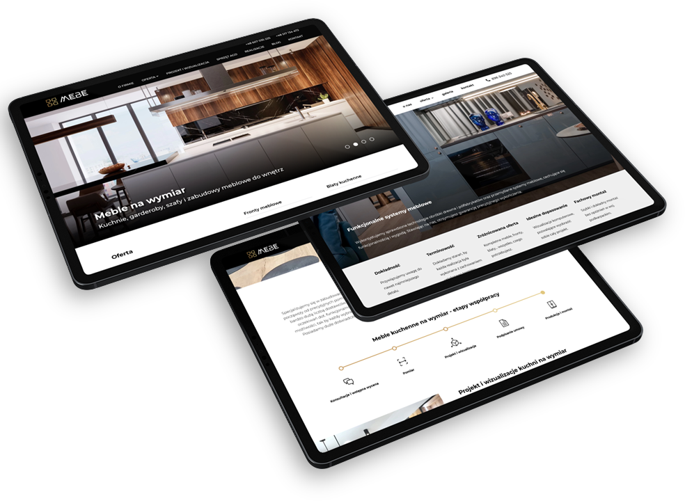 Strony meblowe stworzone przez iCube.pl